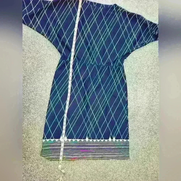 Vintage 1980s long sleeve midi dress  Size med - Picture 5 of 6